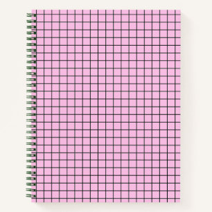 Black Grid Uni (Notebook) Notizbuch