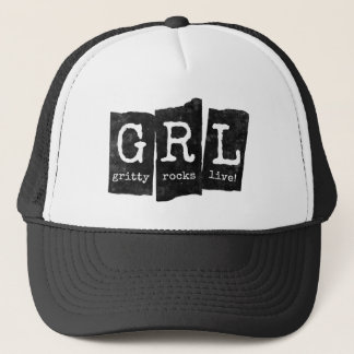 Black GRL Hat Truckerkappe