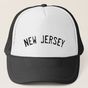 Black Grunge New Jersey Truckerkappe
