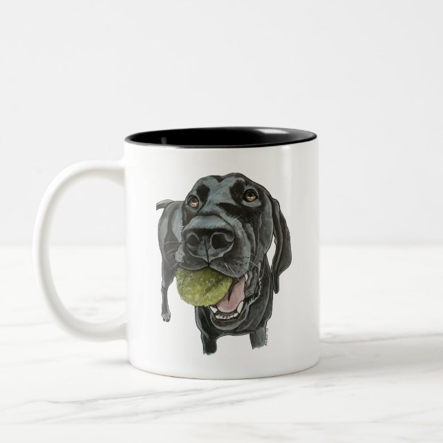 Black GSP Tennis Ball Tassen (Links)
