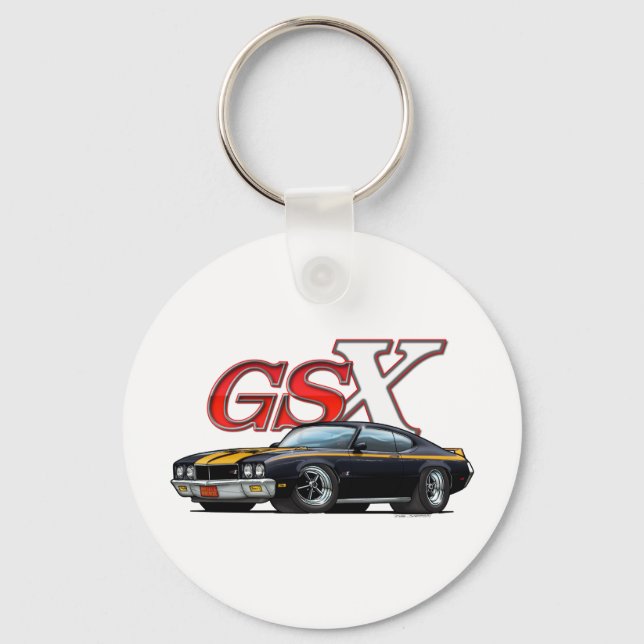 Black_GSX Schlüsselanhänger (Vorderseite)
