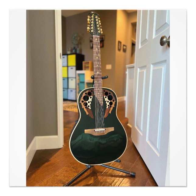 Black Guitar Fotodruck (Vorne)