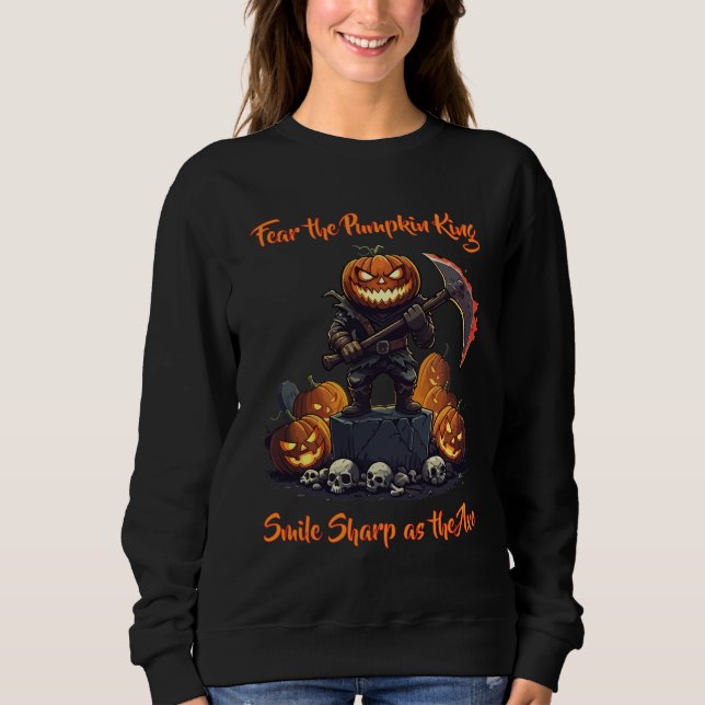 🖤 Black Halloween Kid Sweat 🎃 Sweatshirt (Vorderseite)