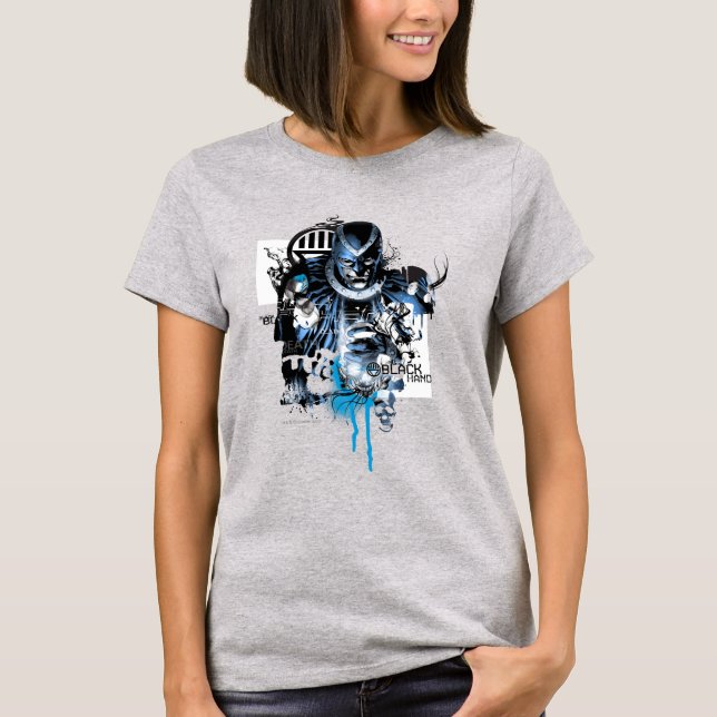 Black Hand - Blue Collage T-Shirt (Vorderseite)