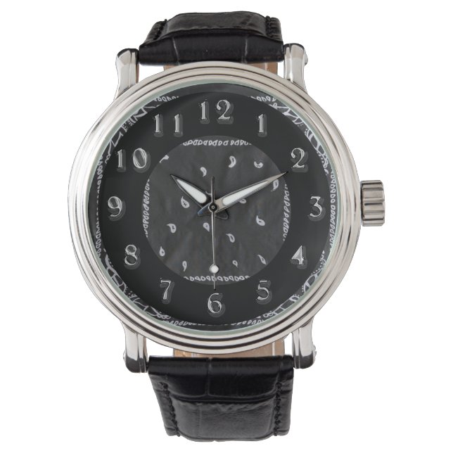 Black Hanky Watch Armbanduhr (Vorderseite)