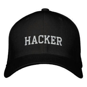 Black Hat Hacker Bestickte Kappe