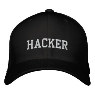 Black Hat Hacker Bestickte Kappe