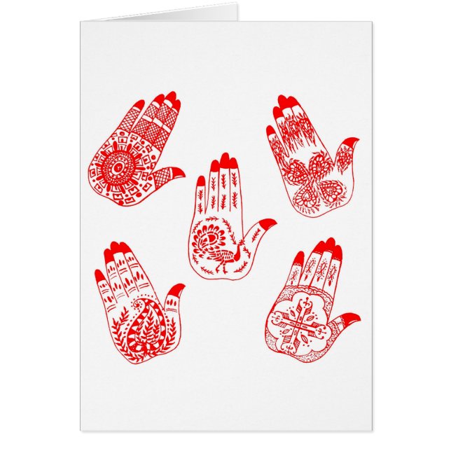 Black Henna Tattoo Hands (Vorne)