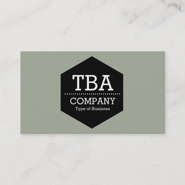 Black Hexagon - Wüstenlandschaft Visitenkarte (Vorderseite)