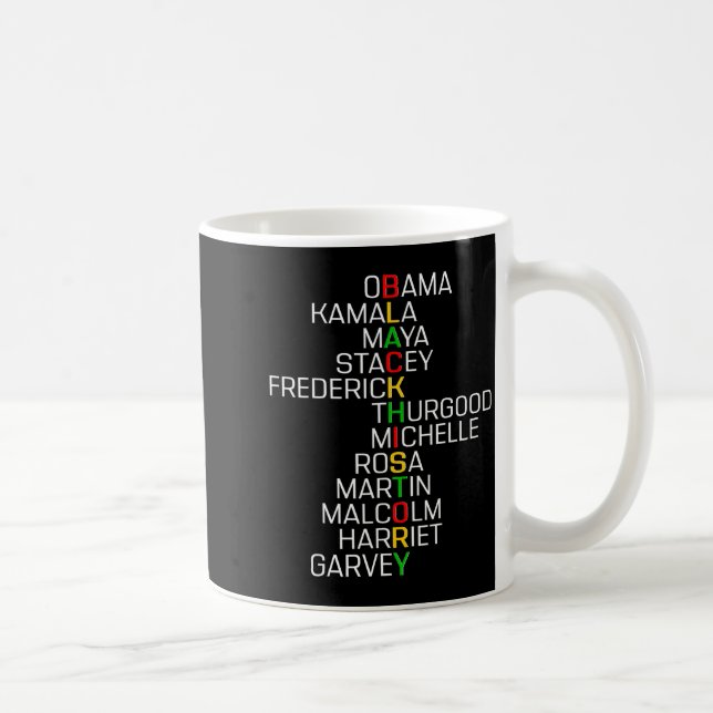 Black History Black Leaders Melanin African Men Wo Kaffeetasse (Rechts)