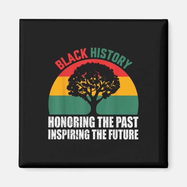 Black History Checked Coquette Bow Herz Valenti Magnet (Vorne)