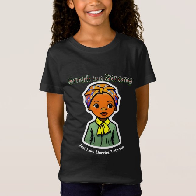 Black History Heroine Harriet Tubman Niedlich Kids T-Shirt (Vorderseite)