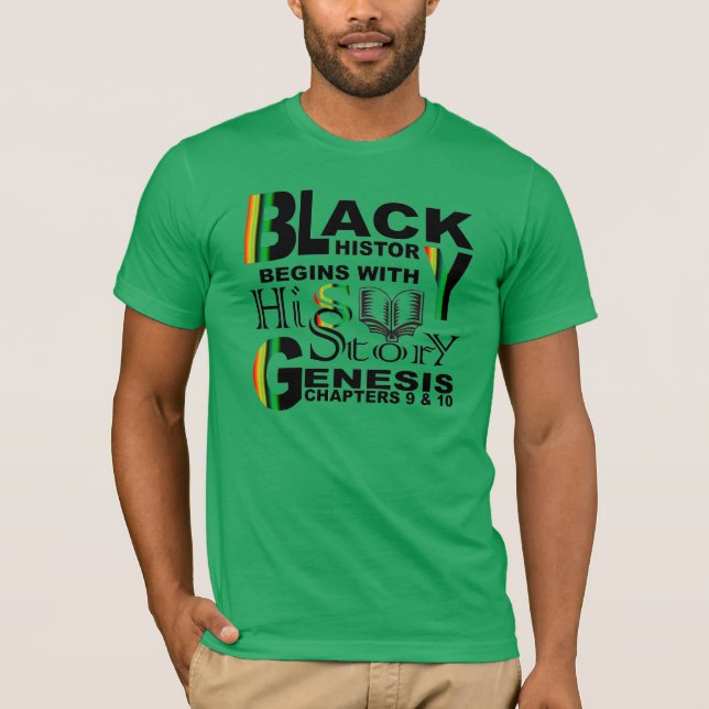 Black History-HiStory T-Shirt (Vorderseite)