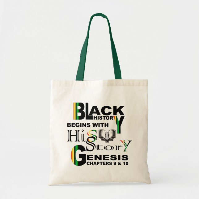 Black History I Budget Tasche I GrnStrap (Vorne)