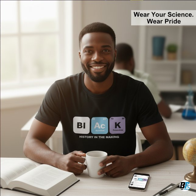 Black History In The Making Periodic Table Science T-Shirt (Von Creator hochgeladen)
