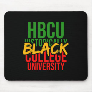 Black History Influenza Hbcu Traum wie Martin I Mousepad