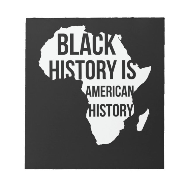 Black History Is American History (2) Notizblock (Vorderseite)