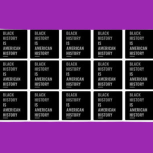 Black History Is American History - Square Sticker
