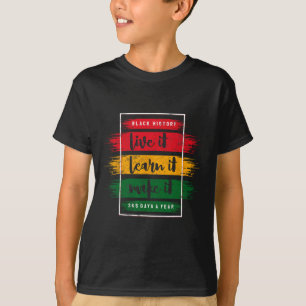Black History Live erfährt, wie Design schwarz wir T-Shirt