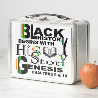 Black History Lunch Metall Brotdose