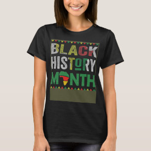 Black History Monat 365 Special Patriotic Afro Ame T-Shirt