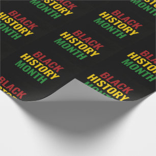BLACK HISTORY MONAT GESCHENKPAPIER