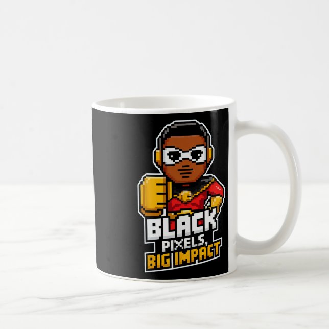 Black History Mont African Black Afro Boy Video G Kaffeetasse (Rechts)