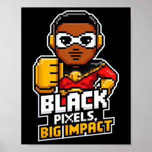 Black History Mont African Black Afro Boy Video G Poster