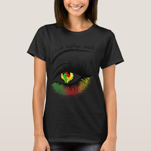 Black History Montag Afrikanischer Amerikaner T-Shirt (Vorderseite)