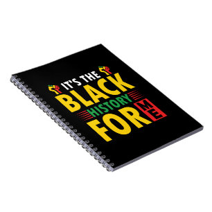 Black History Montag Celebration Notebook Notizblock
