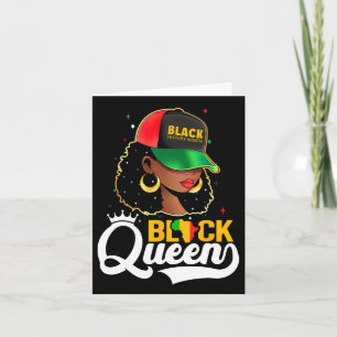 Black History Monte Black Queen Karte