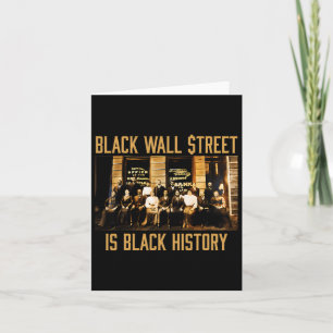 Black History Monte Funny Wall Street African Amer Karte
