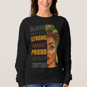 Black History Month 2022 Strong Black Women Melani Sweatshirt