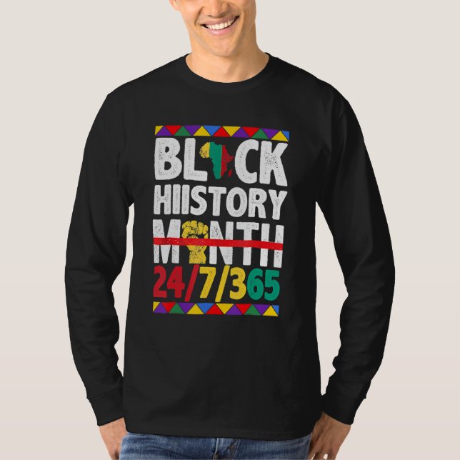Black History Month 247365 African American Melani T-Shirt (Vorderseite)