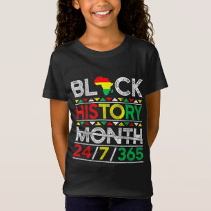 Black History Month 247365 African Melanin Black M T-Shirt