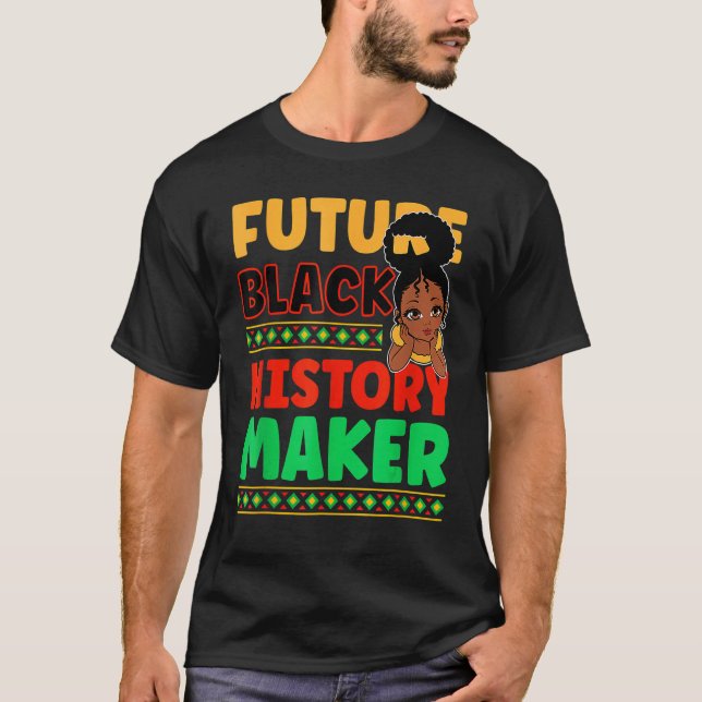 Black History Month 247365 African Melanin Black P T-Shirt (Vorderseite)