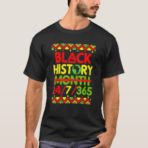 Black History Month 247365 Pride African American T-Shirt