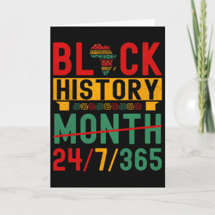 Black History Month 365 Ein Monat kann unsere Hi n Karte