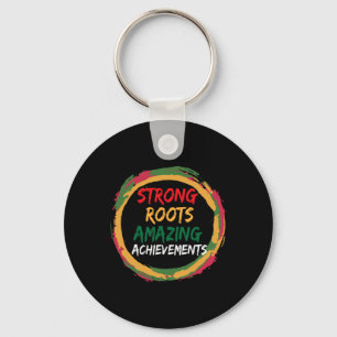 Black History Month Afroamerikanischer Country-Pro Schlüsselanhänger