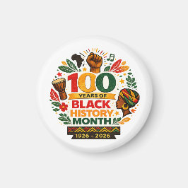 Black History Month Anniversary Magnet