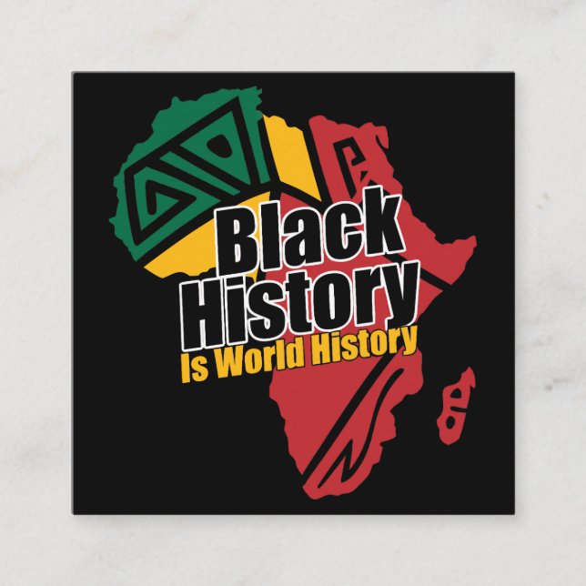 Black History Month  Begleitkarte (Vorderseite)
