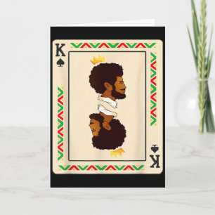 Black History Month Black King Karte