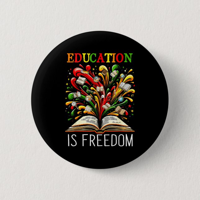 Black History Month Black Leaders African American Button (Vorderseite)