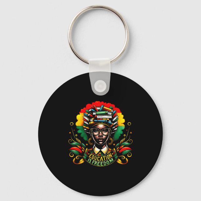 Black History Month Black Leaders African American Schlüsselanhänger (Vorderseite)