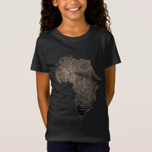 Black History Month Celebration African Map Fest T-Shirt
