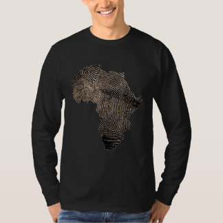 Black History Month Celebration African Map Fest T-Shirt