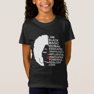 Black History Month Educated Motivierte Melanated T-Shirt