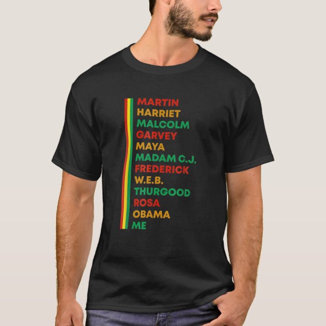 Black History Month Empowerment Design for Men, Wo T-Shirt (Vorderseite)