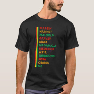 Black History Month Empowerment für Männer Frauen  T-Shirt