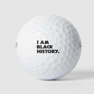 Black History Month entwirft afrikanische Grafik Golfball